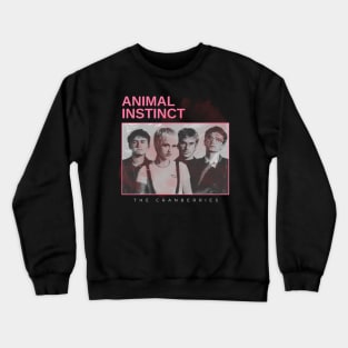 animal instinct - vintage minimalism Crewneck Sweatshirt